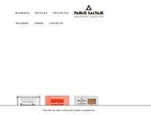 Tablet Screenshot of pablosalvaje.com